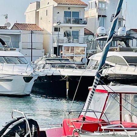 Apt Port Rhodes C, 2 Chbres, 2 Terrasses, Vue Sur Canal Principal De La Marina Et Sur Les Pyrenees Apartment Empuriabrava Exterior photo